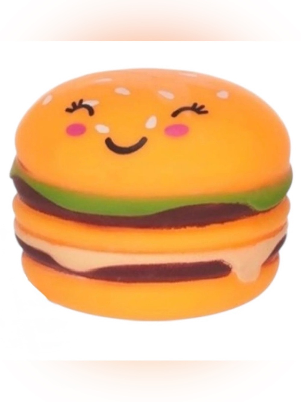 NIB Cute Viral Rebound Hamburger Squishy Food Pinch Toy 🍔 Kawaii
